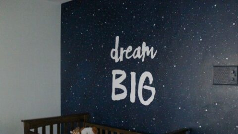 Painting A Night Sky Mural Lovely Etc