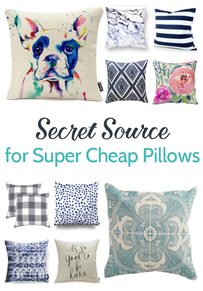 My secret source for cheap throw pillow covers