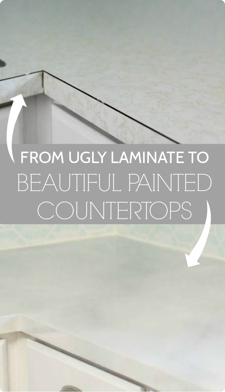 How To Paint Countertops To Look Like Marble Lovely Etc
