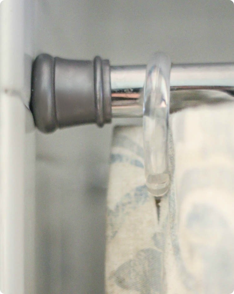 shower rod holders 1 inch