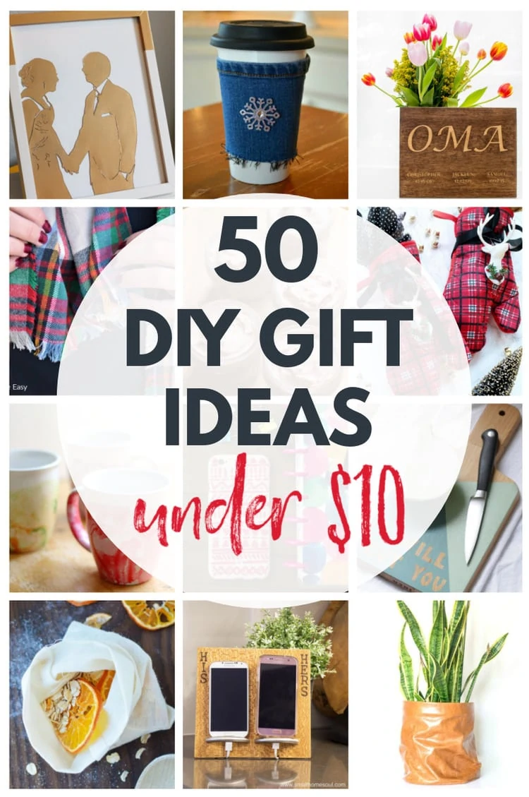 50 diy gift ideas under 10 dollars