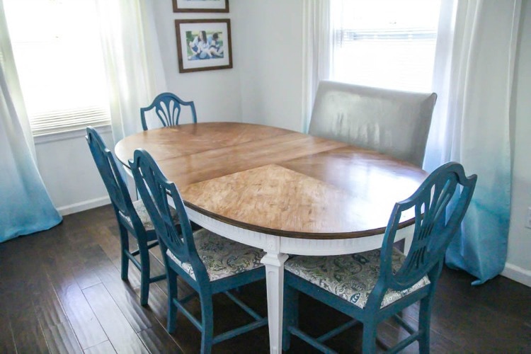 Refinish Shaker Style Dining Room Table To Table