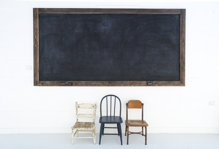 How to Make a Huge DIY Chalkboard for Cheap