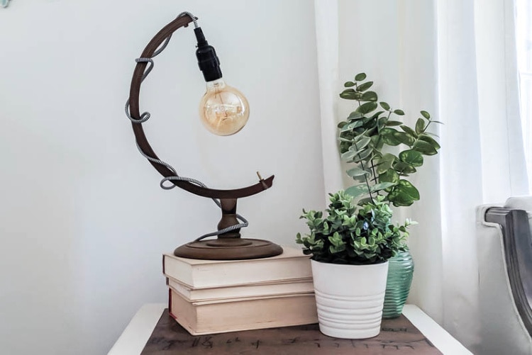 upcycled lamps