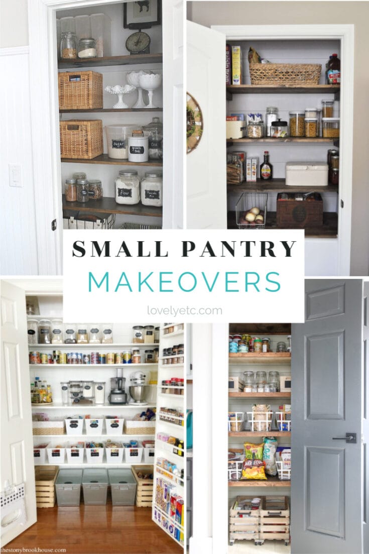 25 Inspiring Small Pantry Ideas And Makeovers Lovely Etc   Small Pantry Makeover 1 735x1103 