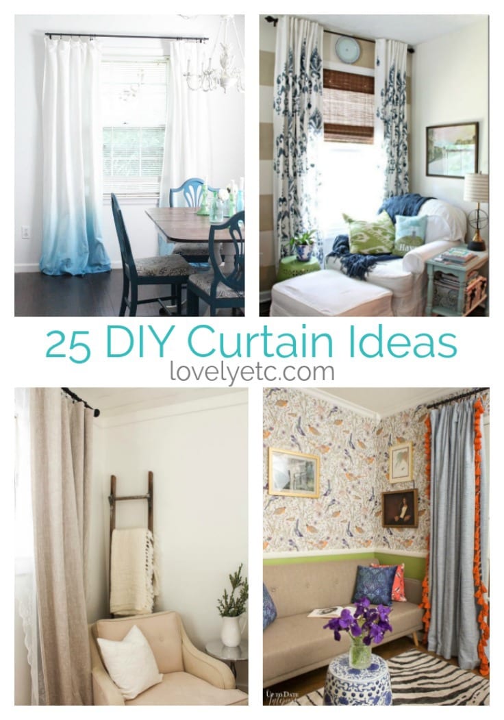 25 Amazing DIY Curtains Anyone Can Make Lovely Etc.