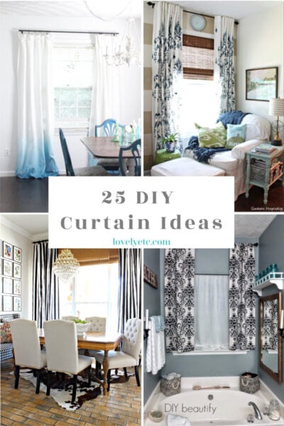 25 Amazing DIY Curtains Anyone Can Make