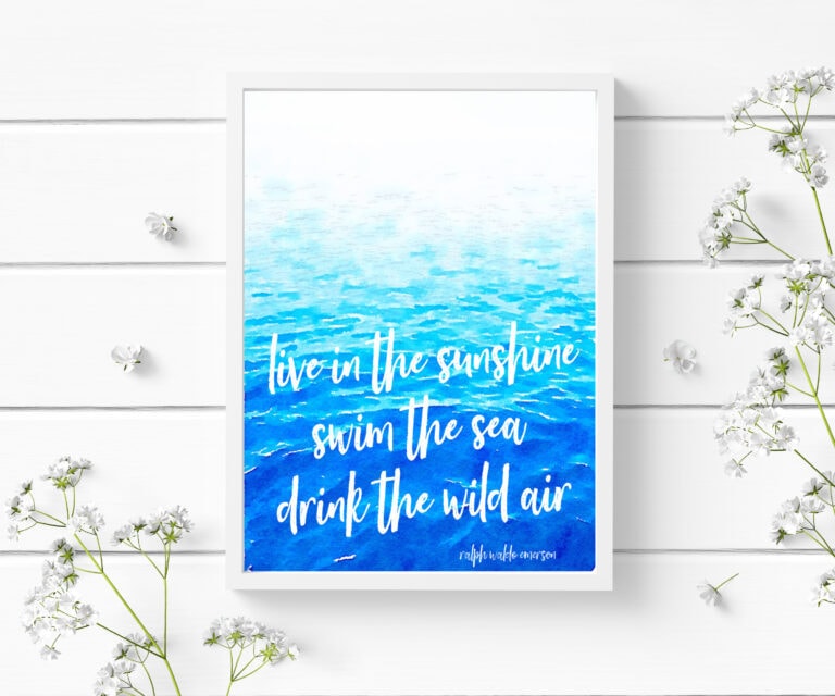 Free Printables: Colorful Art for Summer - Lovely Etc.