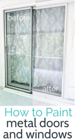 How to Paint Aluminum Windows and Door Frames