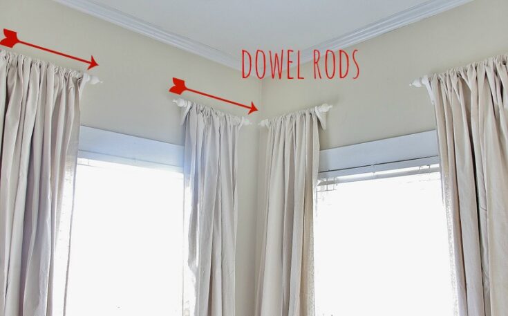 Unique Chrome Curtain Rods For Living Room