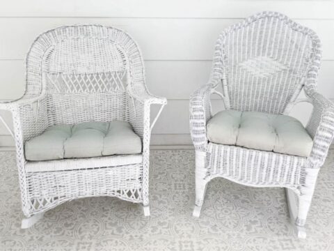 The Fastest and Easiest Way to Paint Wicker Furniture