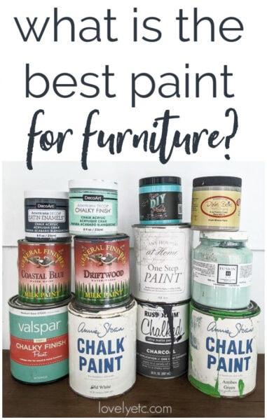 The Best Paint for Furniture of Every Type