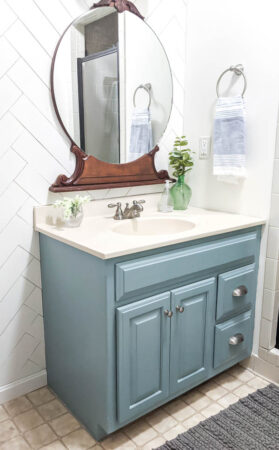 How to Paint a Bathroom Vanity: Secrets for a Perfect Finish - Lovely Etc.