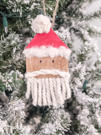 How to Make an Easy DIY Santa Ornament - Lovely Etc.