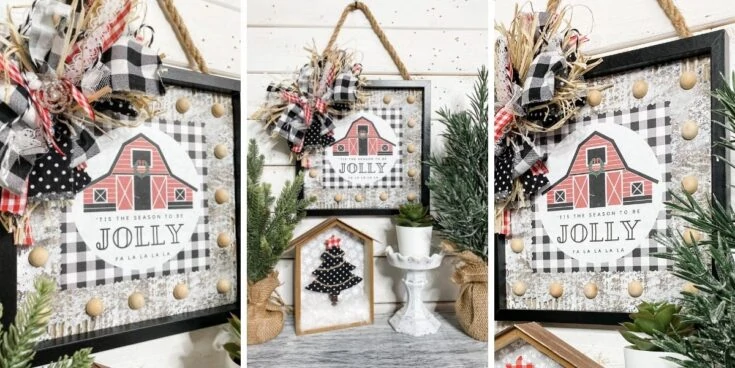 My Country Blue & Red Buffalo Plaid Christmas Décor - Beautiful Eats &  Things