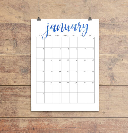 Simple and Pretty Free Printable 2022 and 2023 Calendars