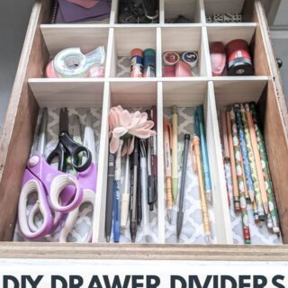 How to Make Cheap and Easy DIY Drawer Dividers