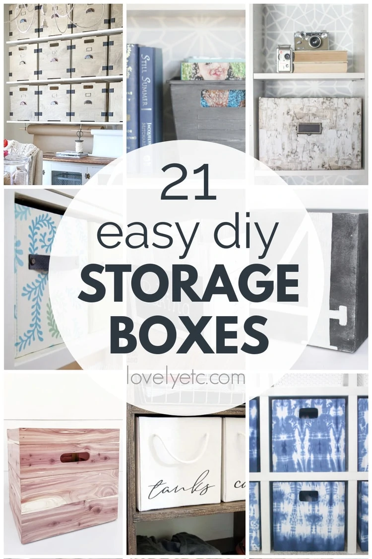 9 Inspiring ideas Of DIY Box For Storage - Learn to create beautiful things