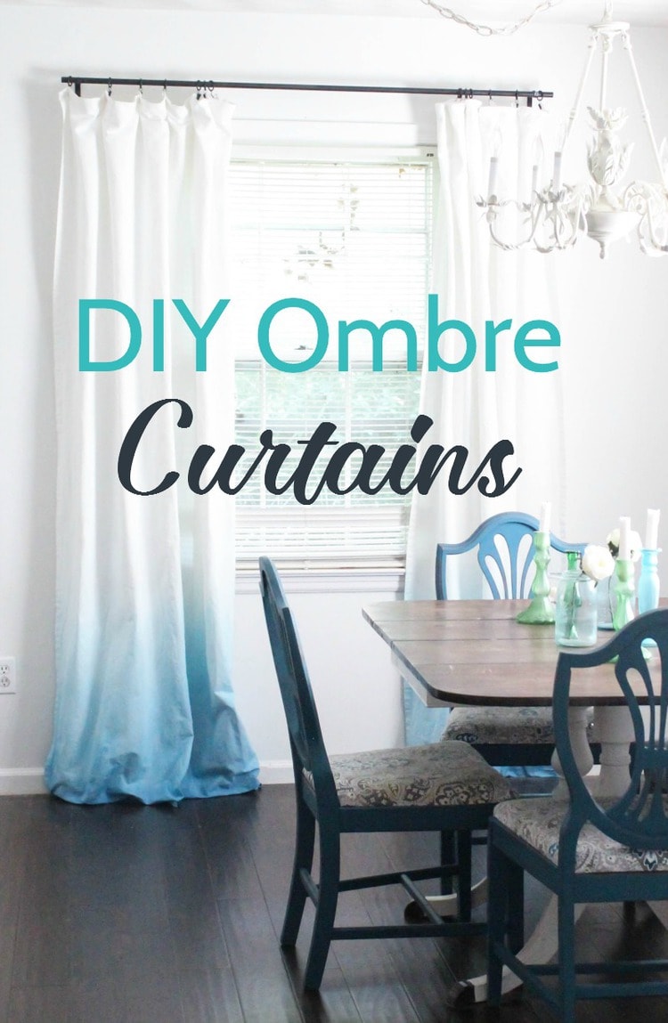 How to Make Beautiful DIY Ombre Curtains - Lovely Etc.