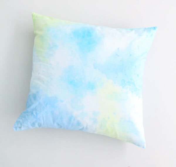 watercolor pillow case