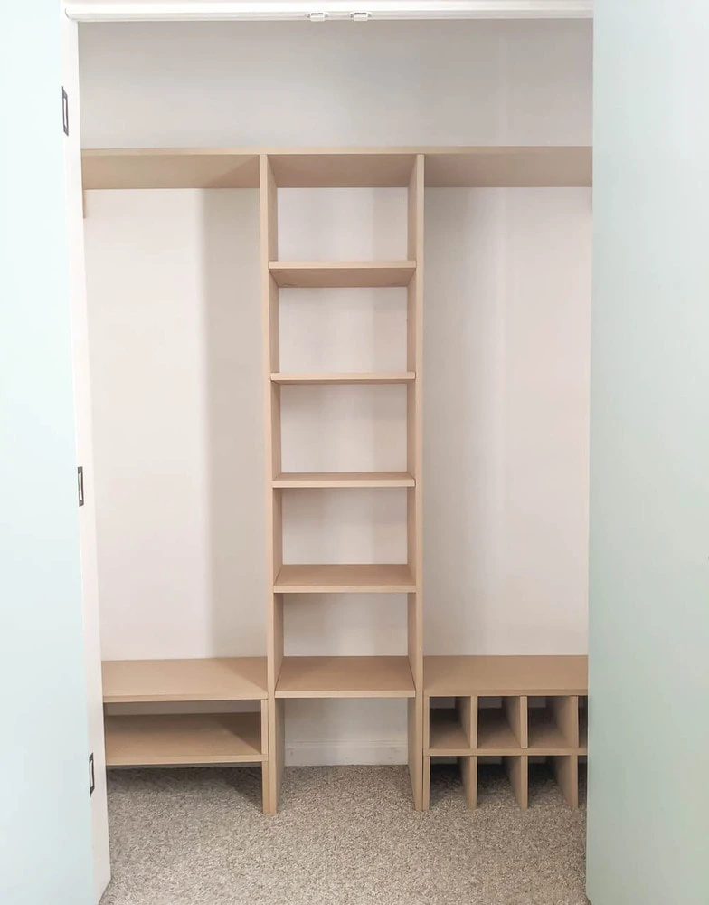 How to Build a DIY Closet Organizer - Houseful of Handmade