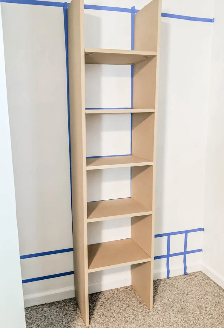 Easy DIY Closet Shelves Tutorial - Modern Wood - arinsolangeathome