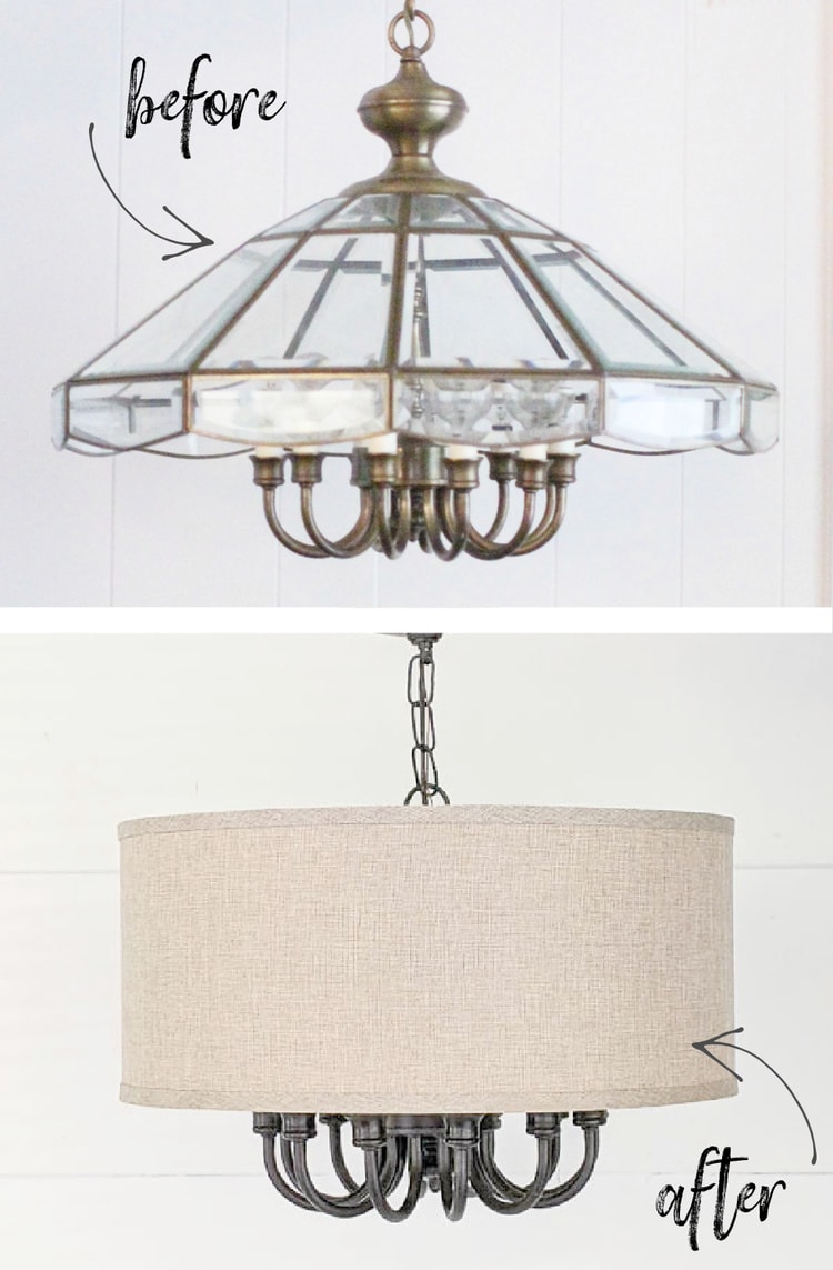 diy old light fixture