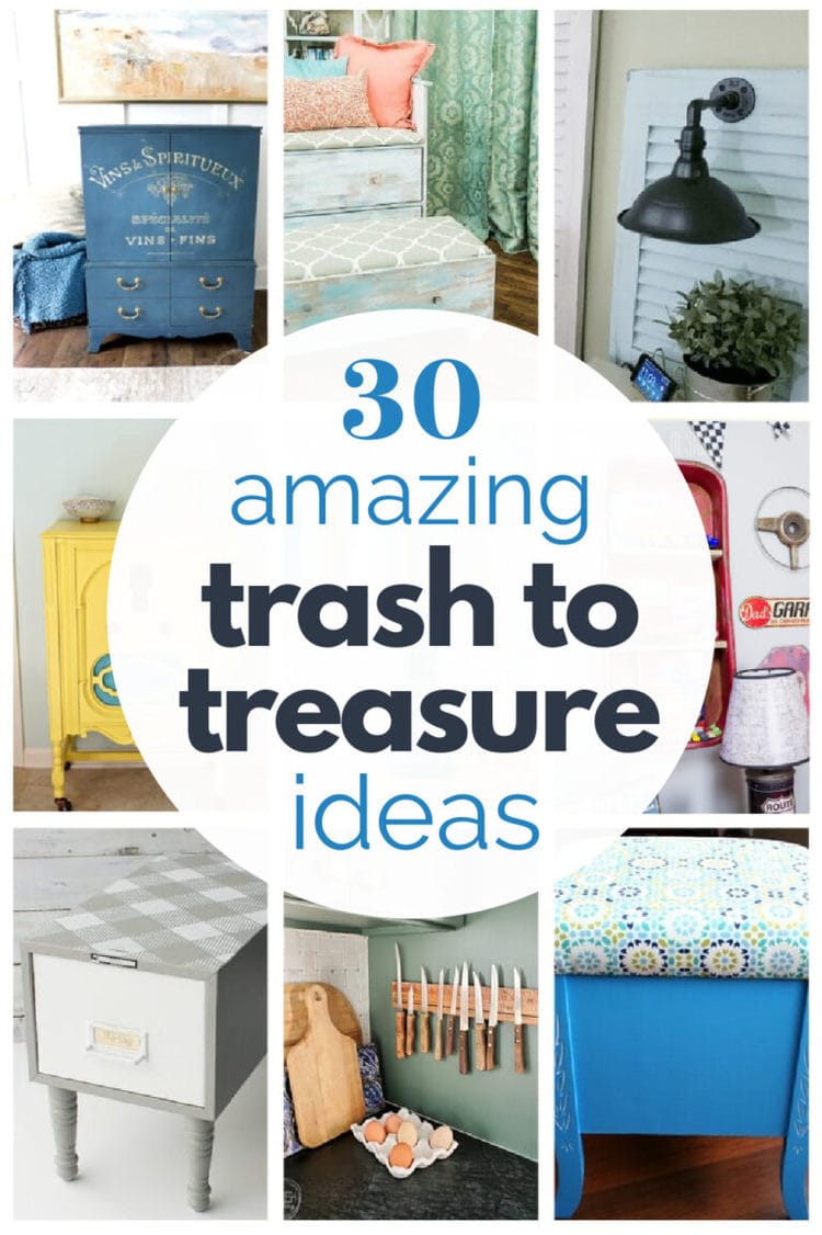 30 Creative and Useful Trash to Treasure Projects - Lovely Etc.