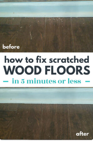 How to fix scratches on wood floors - the quick and easy way