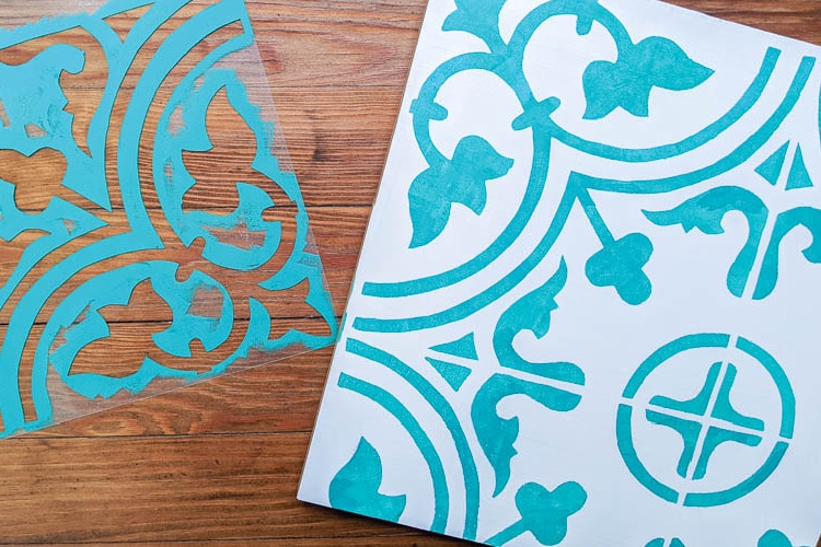 Stenciling With A Fabric Paint Marker - Stencil Stories
