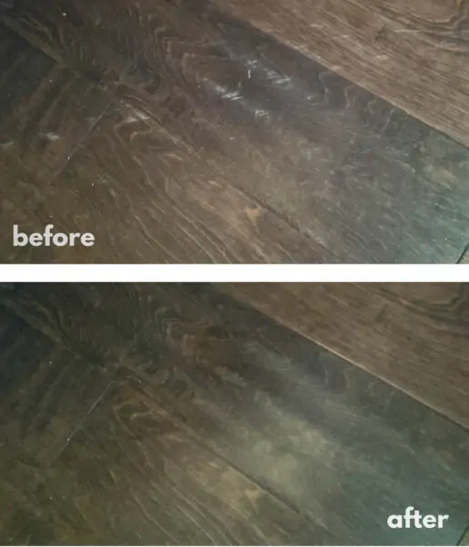 DIY Experiment: A quick fix for scratched hardwood floors