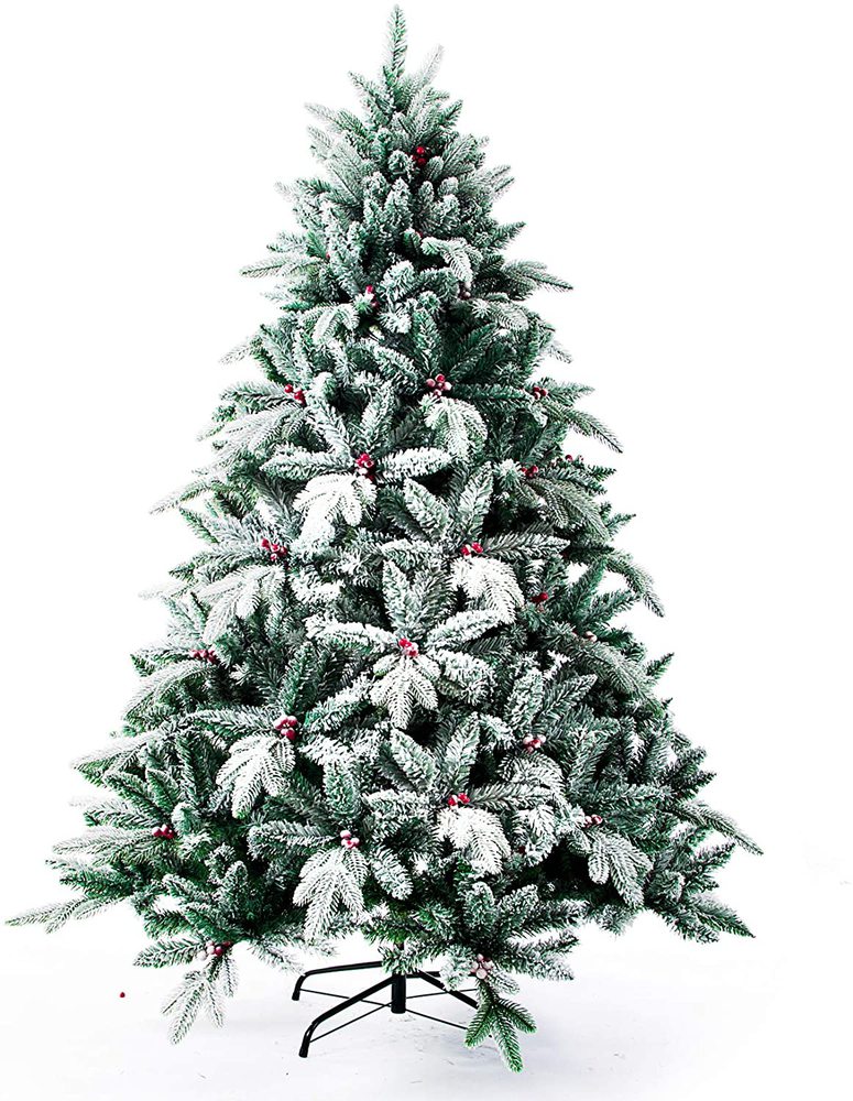 15 Gorgeous Flocked Christmas Trees for Any Budget