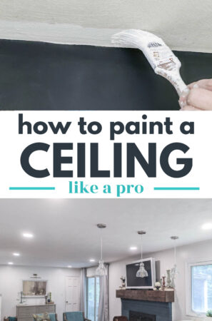 How to Paint a Textured Ceiling and get Perfect Results - Lovely Etc.