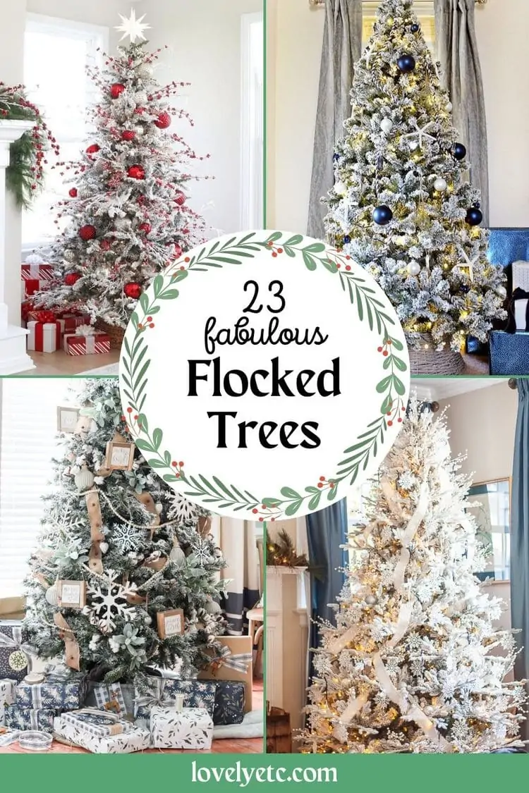The Best Way to Make a Flocked Christmas Tree