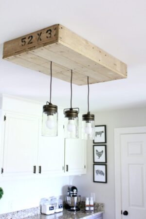 23 Gorgeous DIY Light Fixtures that Anyone Can Make - Lovely Etc.