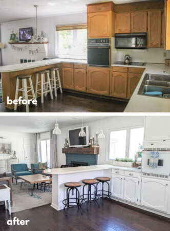 My Home Tour Full of Budget Friendly Before and Afters - Lovely Etc.