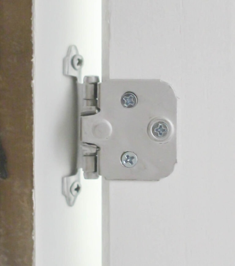 How to Update Hinges With Rub n Buff - Lovely Etc.