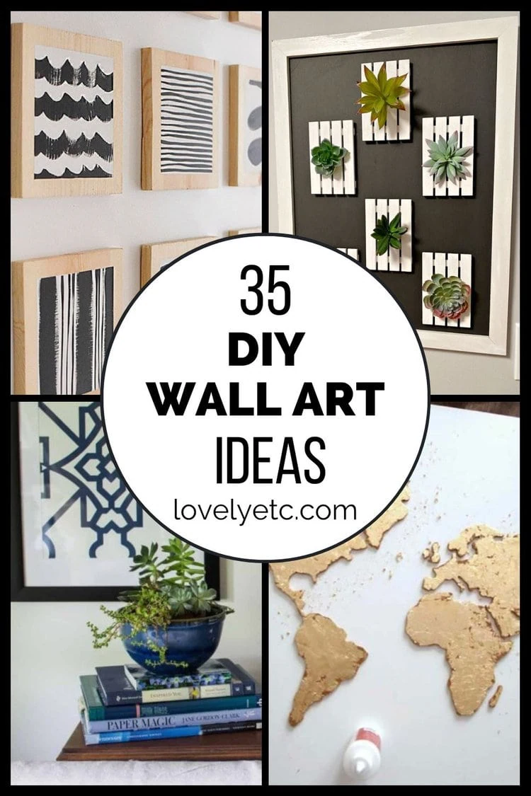 20 DIY Wall Décor Ideas Anyone Can Try