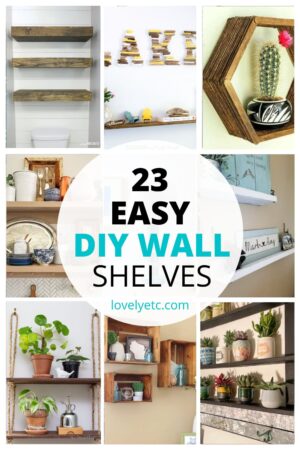 23 Quick and Easy DIY Wall Shelves for Every Room in the House