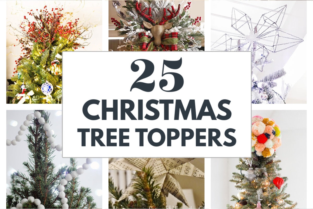 20 Unique Christmas Tree Topper Ideas - Chic Ways to Top a Tree