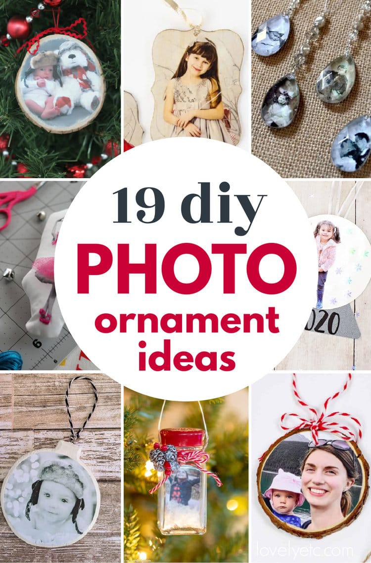 19 Creative DIY Photo Ornaments That Anyone Can Make   19 Diy Photo Ornament Ideas 