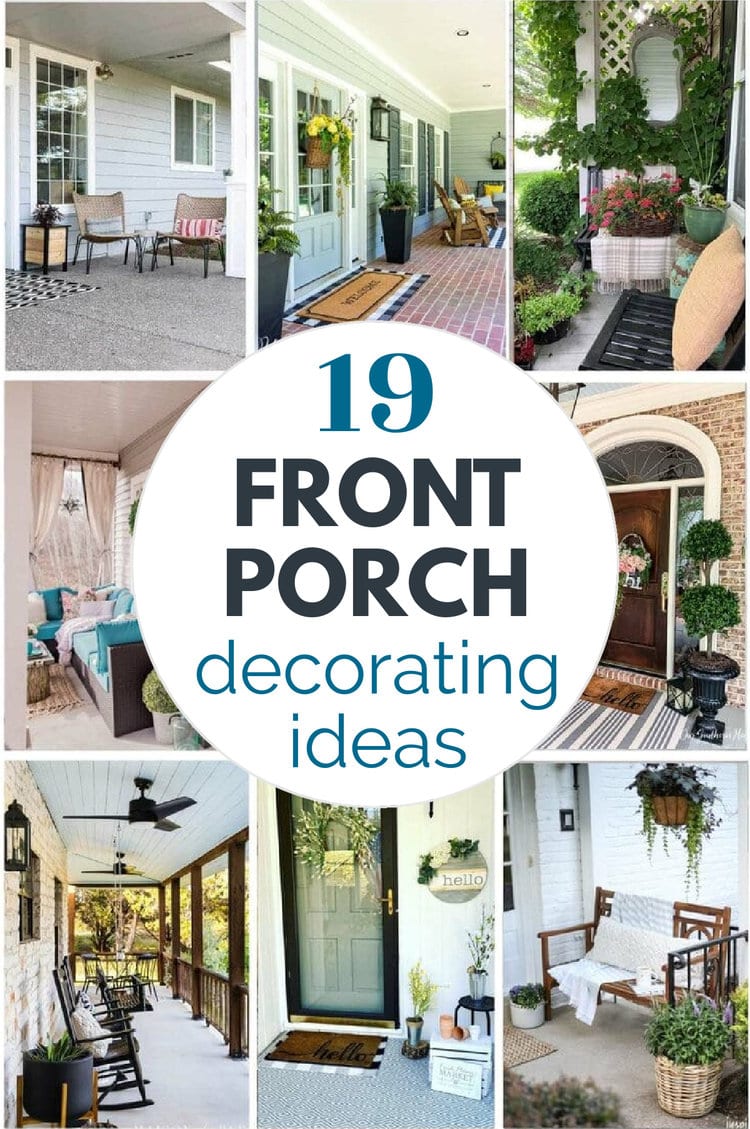 19 Beautiful and Affordable Front Porch Decorating Ideas