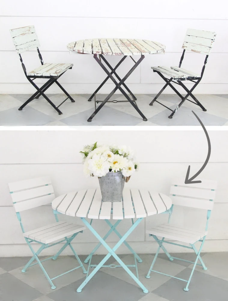 The best spray paint for outdoor furniture - Green With Decor