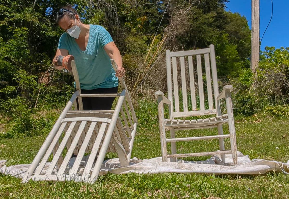 How To Paint A Rocking Chair The Easy Way