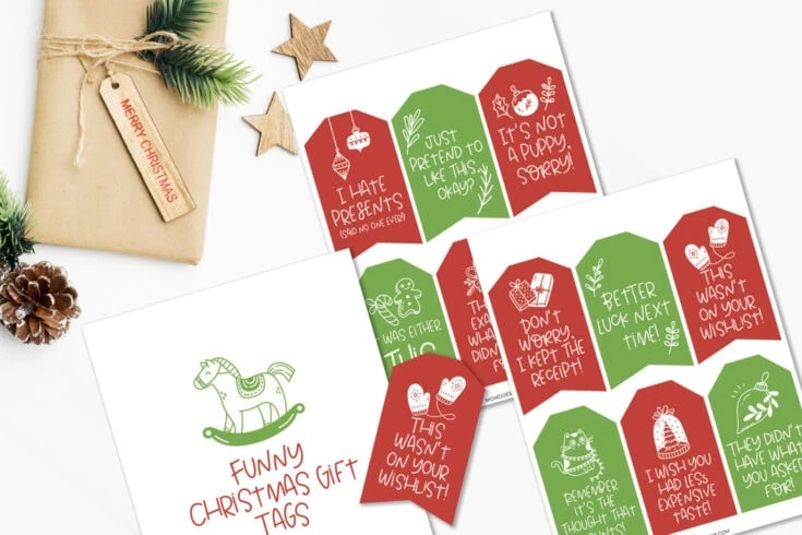 29 Fun and Festive Free Printable Christmas Gift Tags