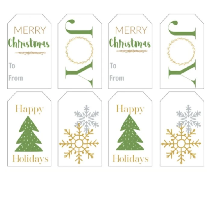 29 Fun and Festive Free Printable Christmas Gift Tags