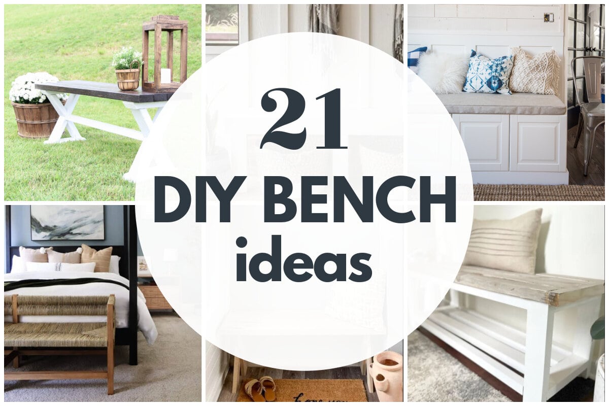 21 Fabulous DIY Benches you Can Build for Cheap